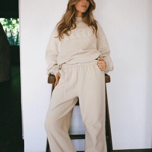 Parke Tonal Mockneck Monochrome Varsity Mockneck NWT